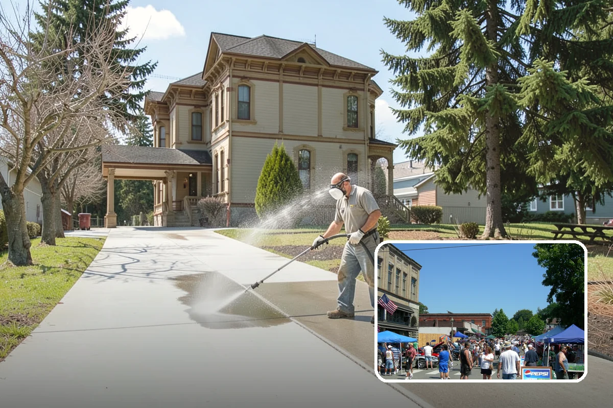 Garage Floor Cleaning in Snohomish, Snohomish County, WA - Cuts through years of oil, brake dust, and tracked-in road salt