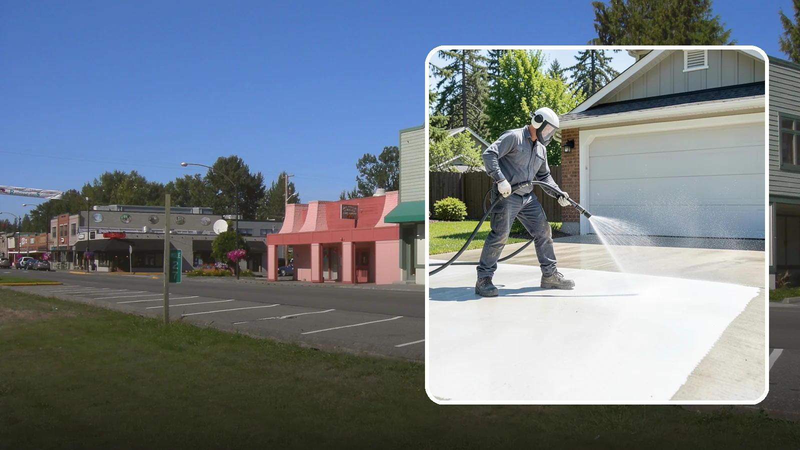 Garage Floor Cleaning in Snoqualmie, King County, WA - Deep-clean oil-soaked, dusty garage floors to a bright, safer surface ready for parking or coating.