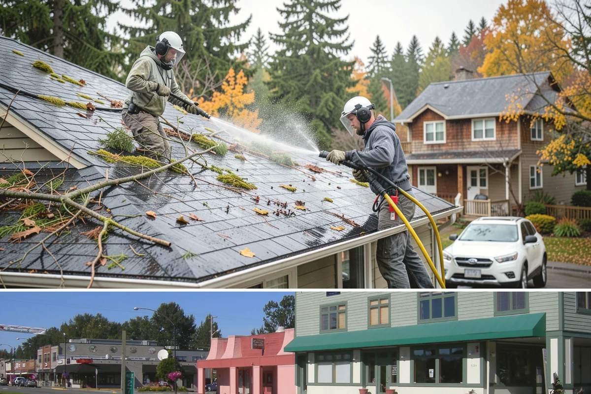 Garage Floor Cleaning in Snoqualmie, King County, WA - Because a garage floor is sheltered, this service works year-round, though winter is popular when homeowners prep for coating...