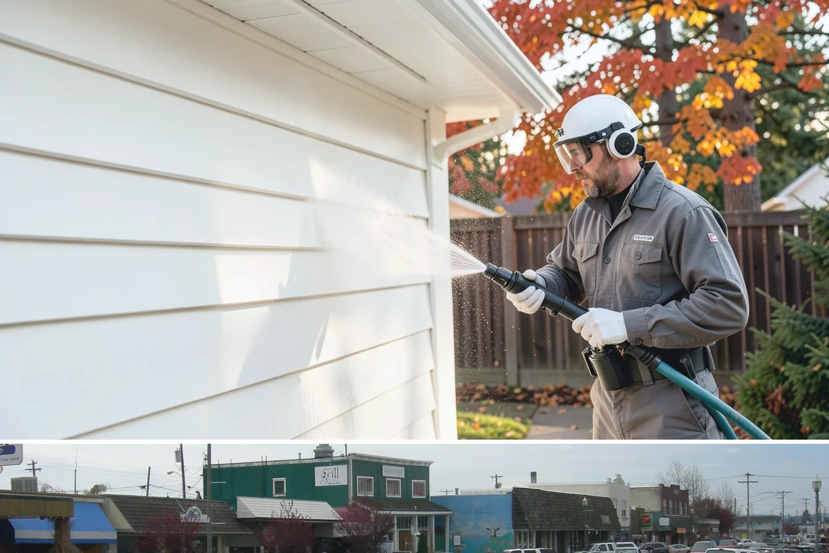 Garage Floor Cleaning in Stanwood, Snohomish County, WA - Because a garage floor is sheltered, this service works year-round, though winter is popular when homeowners prep for coating...