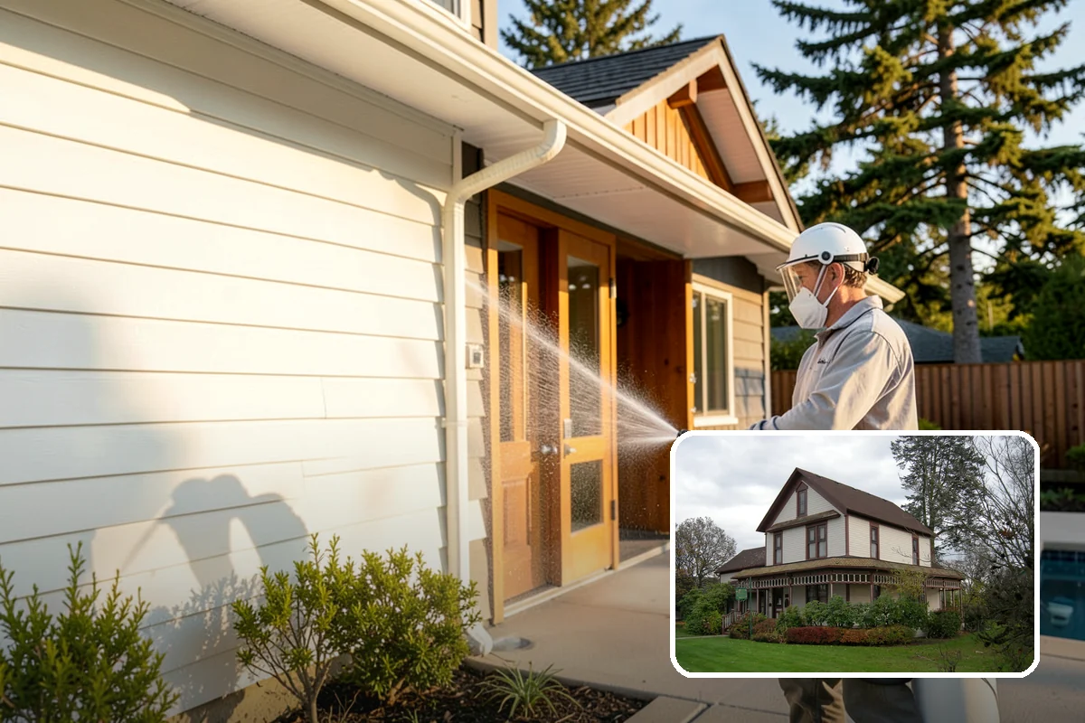 Garage Floor Cleaning in Sumner, Pierce County, WA - Cuts through years of oil, brake dust, and tracked-in road salt