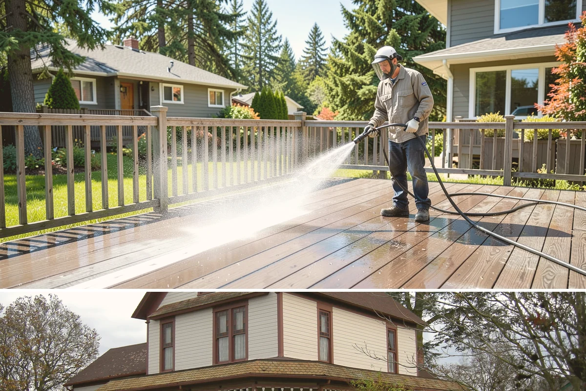 Garage Floor Cleaning in Sumner, Pierce County, WA - Because a garage floor is sheltered, this service works year-round, though winter is popular when homeowners prep for coating...
