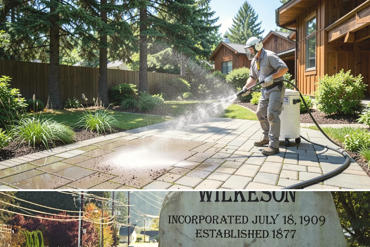 Garage Floor Cleaning in Wilkeson, Pierce County, WA - Because a garage floor is sheltered, this service works year-round, though winter is popular when homeowners prep for coating...