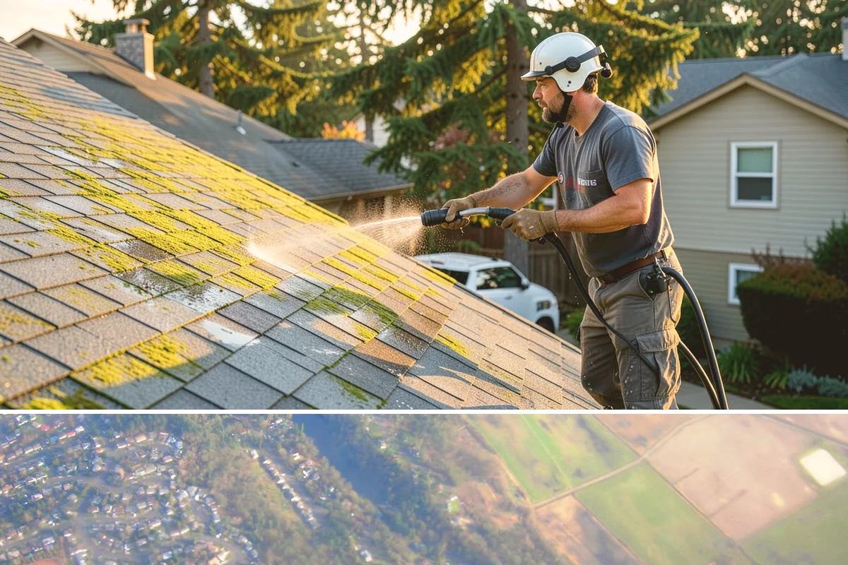 Garden Wall Cleaning in Algona, King County, WA - Clean garden walls in spring or summer to strip winter moss and let mortar dry fully afterward.