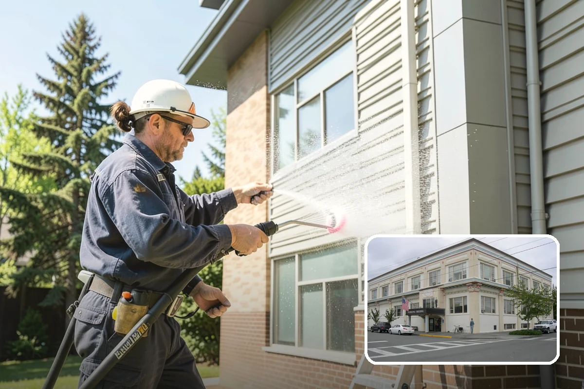 Garden Wall Cleaning in Anacortes, Skagit County, WA - Removes moss and soil staining from wall faces and caps