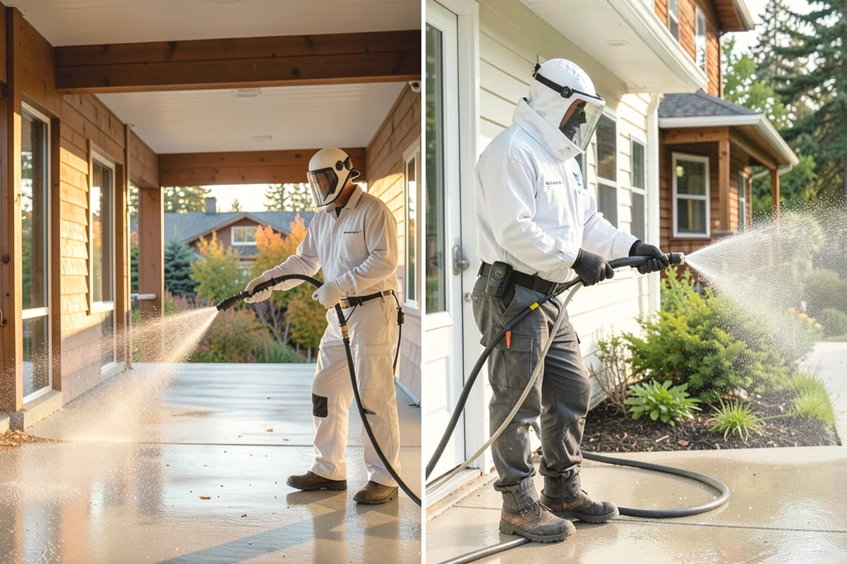 Garden Wall Cleaning in Anacortes, Skagit County, WA - Inspect the wall material and check mortar joints