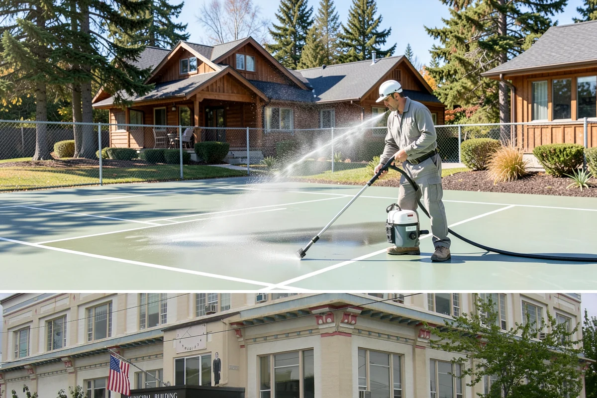 Garden Wall Cleaning in Anacortes, Skagit County, WA - Clean garden walls in spring or summer to strip winter moss and let mortar dry fully afterward.