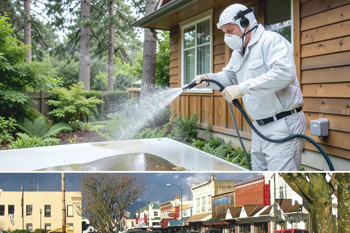 Garden Wall Cleaning in Arlington, Snohomish County, WA - Clean garden walls in spring or summer to strip winter moss and let mortar dry fully afterward.