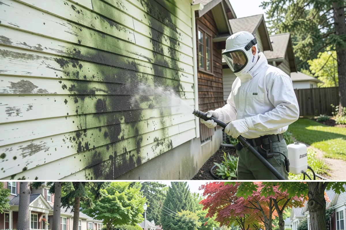 Garden Wall Cleaning in Beaux Arts Village, King County, WA - Clean garden walls in spring or summer to strip winter moss and let mortar dry fully afterward.