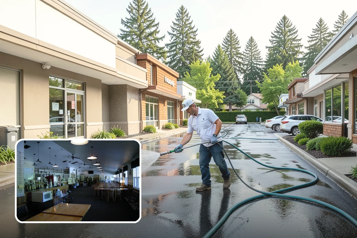 Garden Wall Cleaning in Black Diamond, King County, WA - Removes moss and soil staining from wall faces and caps