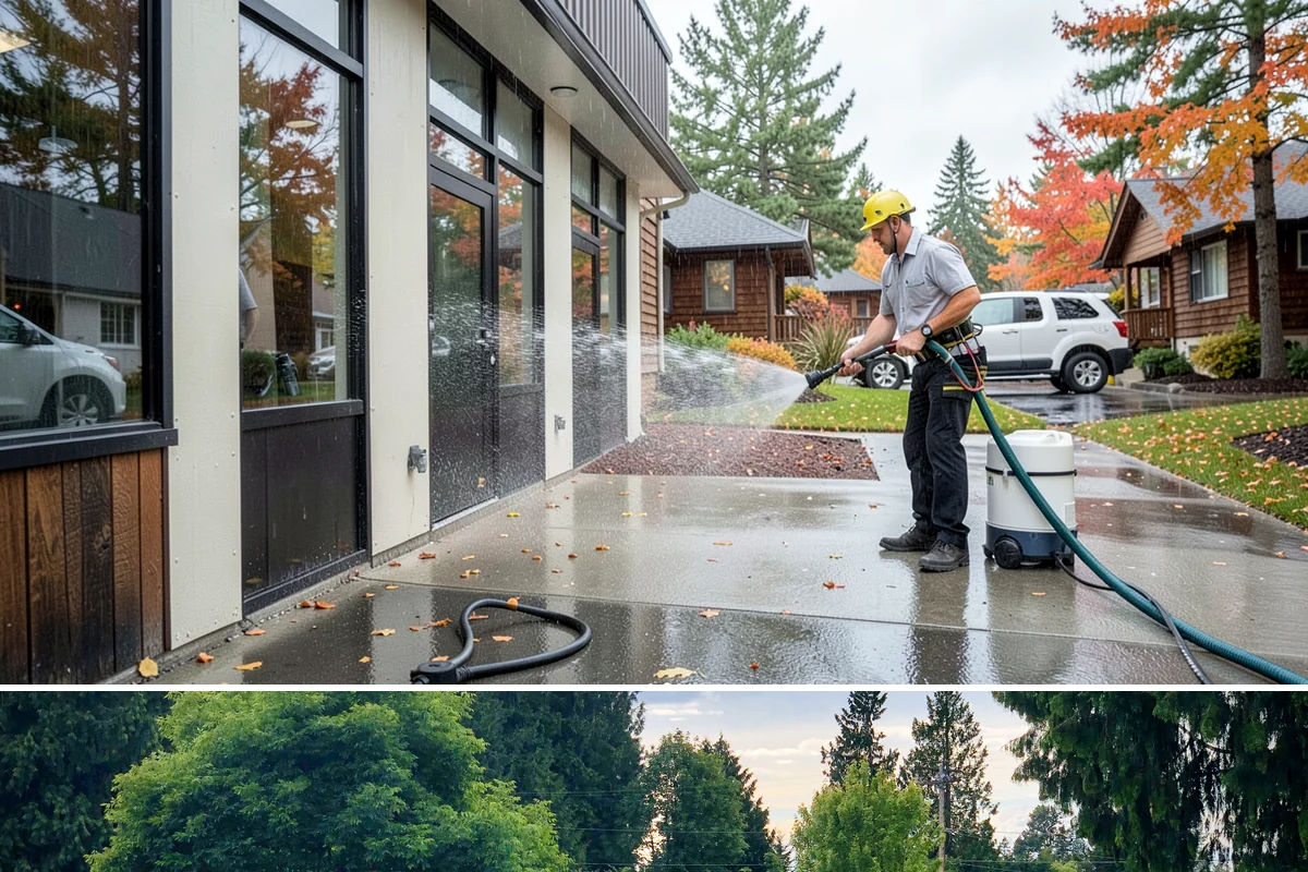 Garden Wall Cleaning in Bonney Lake, Pierce County, WA - Clean garden walls in spring or summer to strip winter moss and let mortar dry fully afterward.