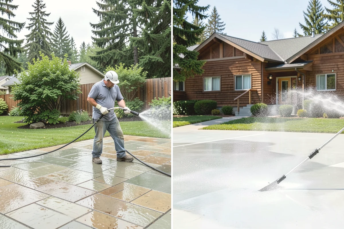 Garden Wall Cleaning in Burien, King County, WA - Inspect the wall material and check mortar joints