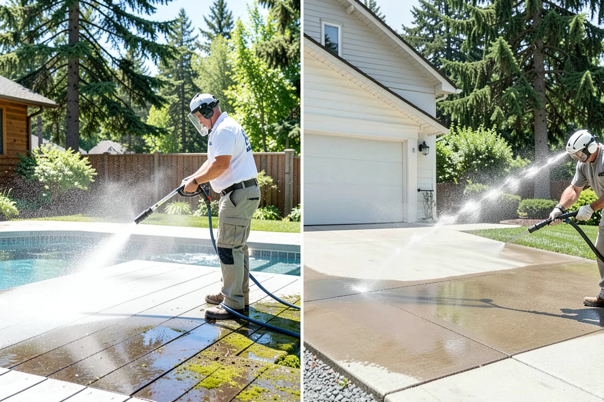Garden Wall Cleaning in Clyde Hill, King County, WA - Inspect the wall material and check mortar joints