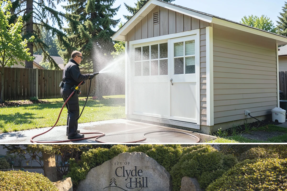 Garden Wall Cleaning in Clyde Hill, King County, WA - Clean garden walls in spring or summer to strip winter moss and let mortar dry fully afterward.