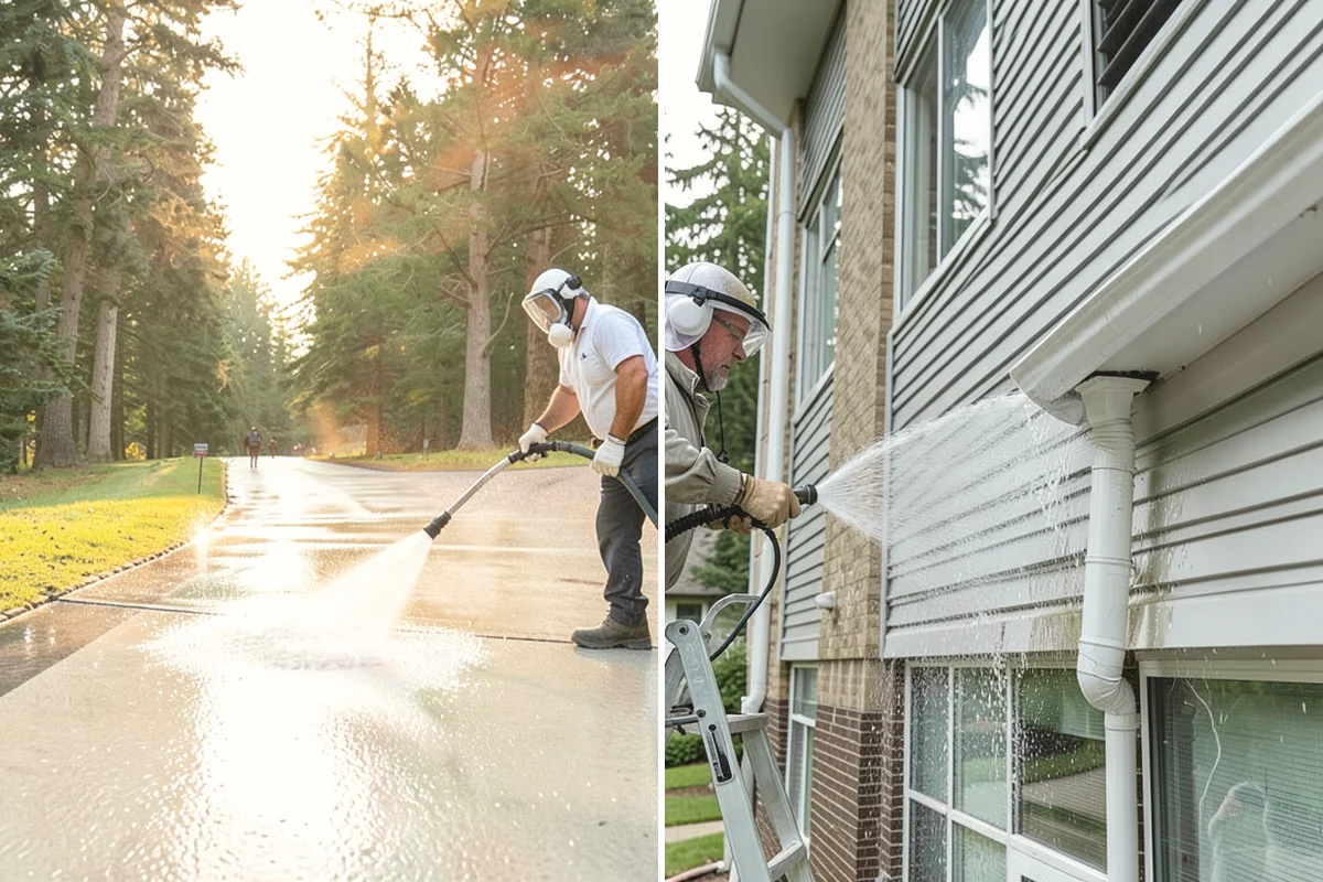 Garden Wall Cleaning in Covington, King County, WA - Inspect the wall material and check mortar joints