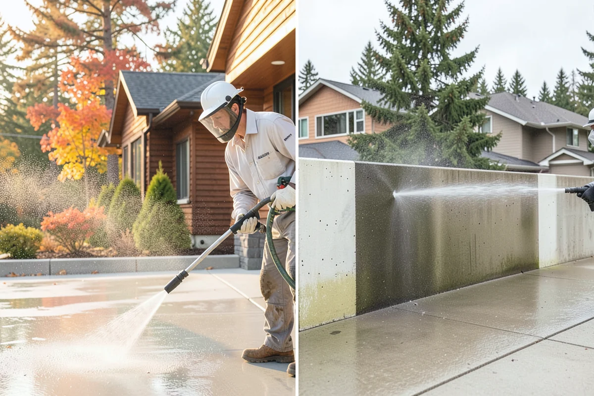 Garden Wall Cleaning in Des Moines, King County, WA - Inspect the wall material and check mortar joints