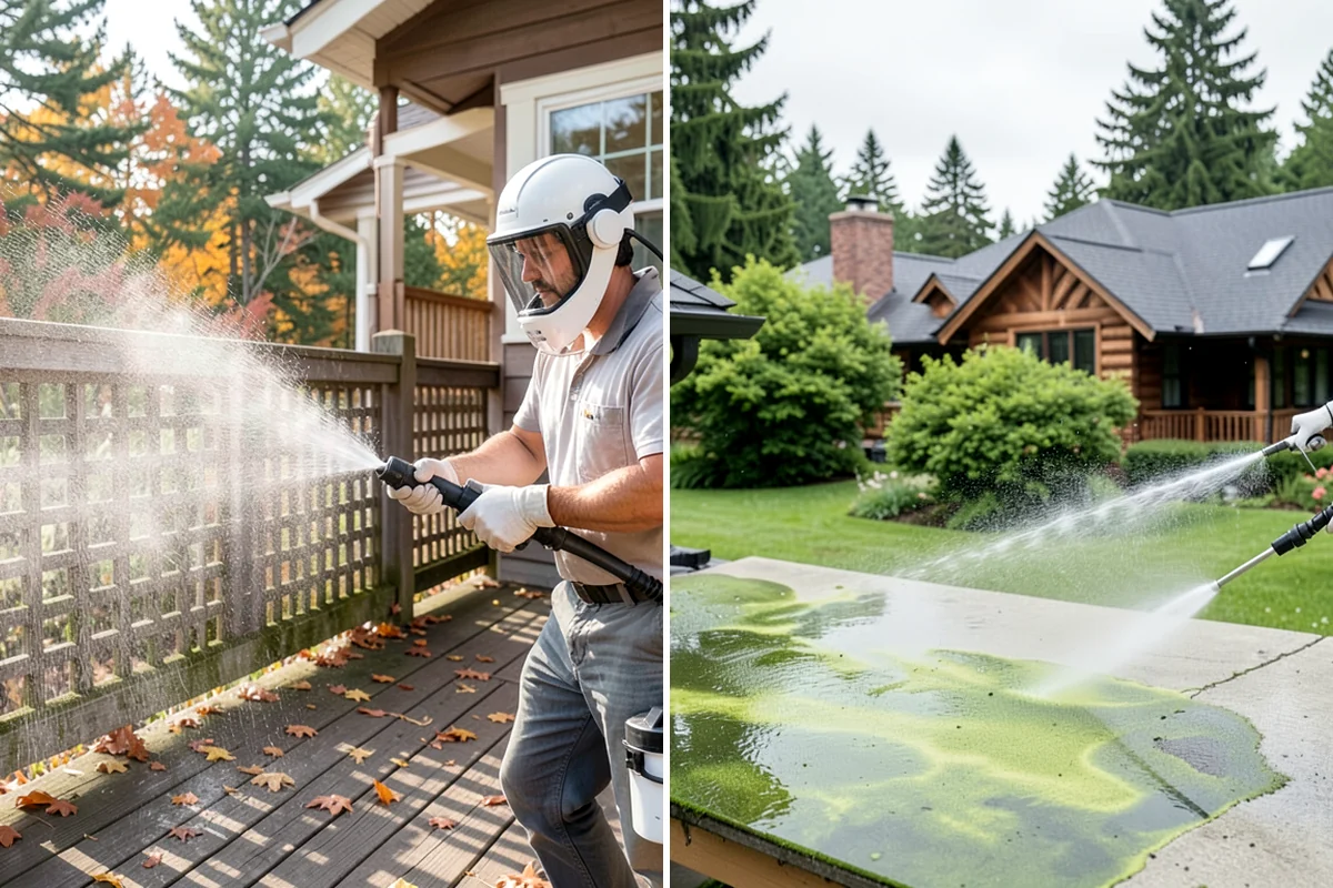 Garden Wall Cleaning in DuPont, Pierce County, WA - Inspect the wall material and check mortar joints