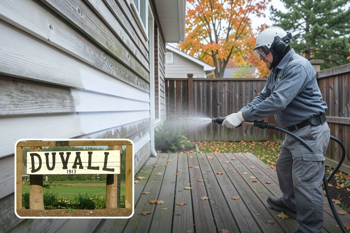 Garden Wall Cleaning in Duvall, King County, WA - Removes moss and soil staining from wall faces and caps