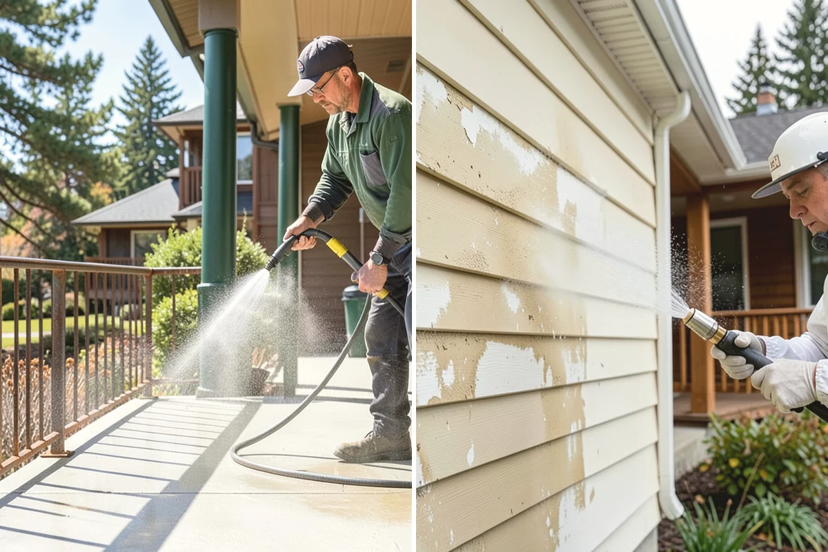 Garden Wall Cleaning in Duvall, King County, WA - Inspect the wall material and check mortar joints