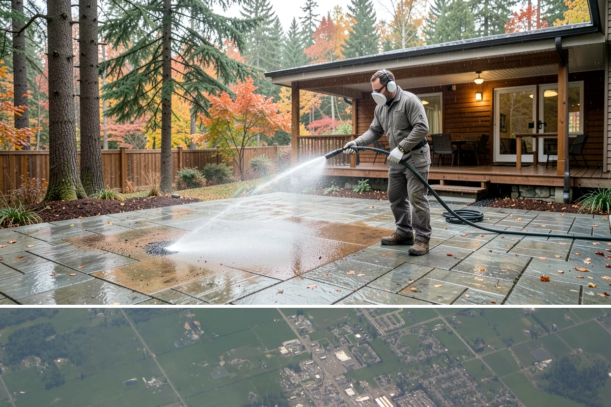 Garden Wall Cleaning in Enumclaw, King County, WA - Clean garden walls in spring or summer to strip winter moss and let mortar dry fully afterward.
