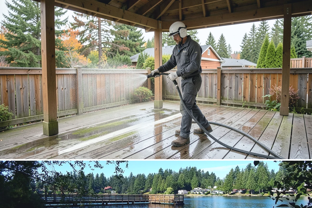 Garden Wall Cleaning in Federal Way, King County, WA - Clean garden walls in spring or summer to strip winter moss and let mortar dry fully afterward.
