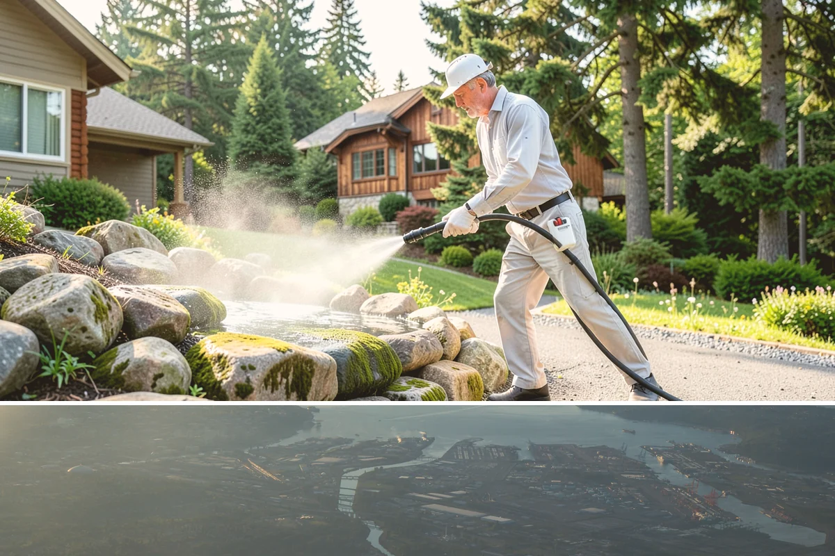 Garden Wall Cleaning in Fife, Pierce County, WA - Clean garden walls in spring or summer to strip winter moss and let mortar dry fully afterward.