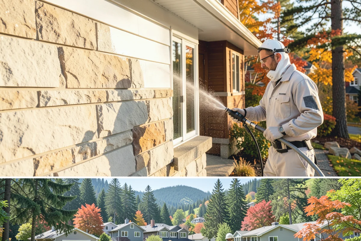 Garden Wall Cleaning in Fircrest, Pierce County, WA - Clean garden walls in spring or summer to strip winter moss and let mortar dry fully afterward.