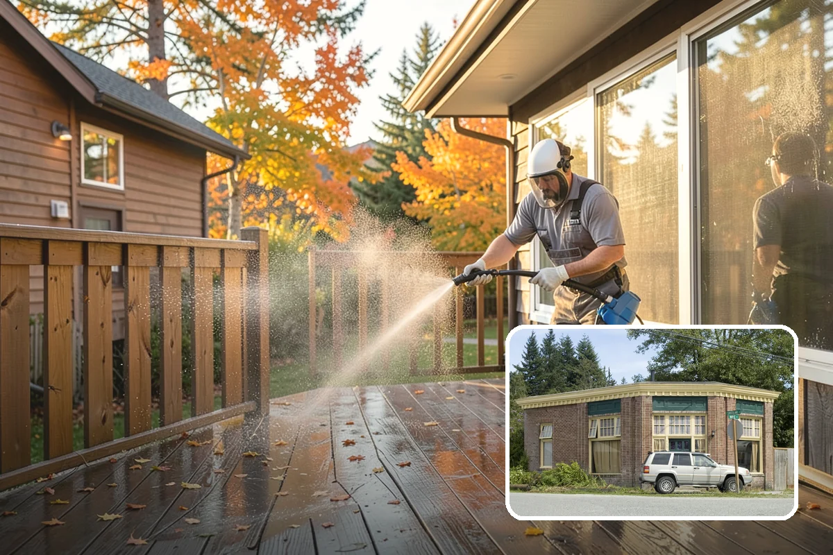 Garden Wall Cleaning in Hamilton, Skagit County, WA - Removes moss and soil staining from wall faces and caps