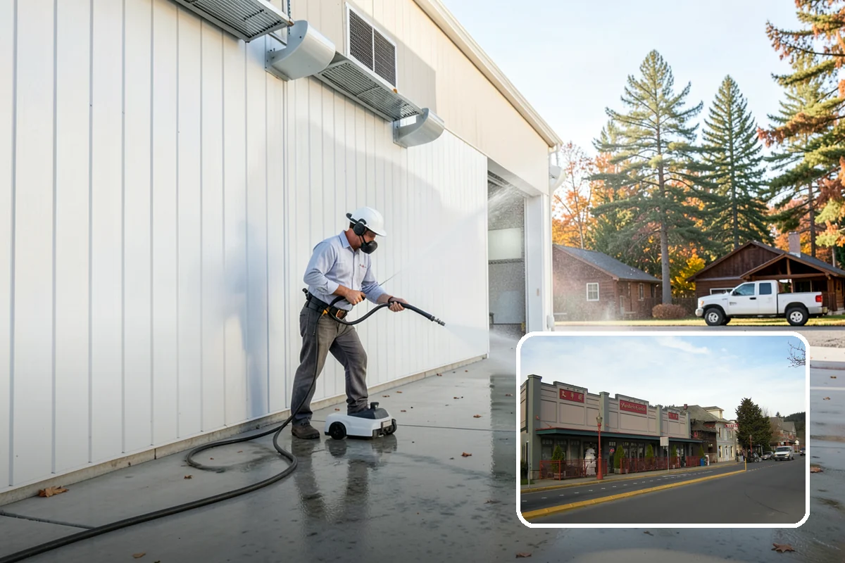 Garden Wall Cleaning in Issaquah, King County, WA - Removes moss and soil staining from wall faces and caps