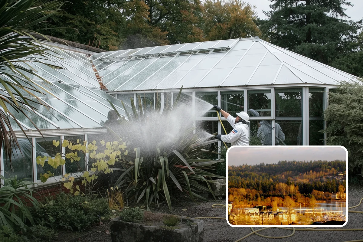 Garden Wall Cleaning in Kenmore, King County, WA - Removes moss and soil staining from wall faces and caps