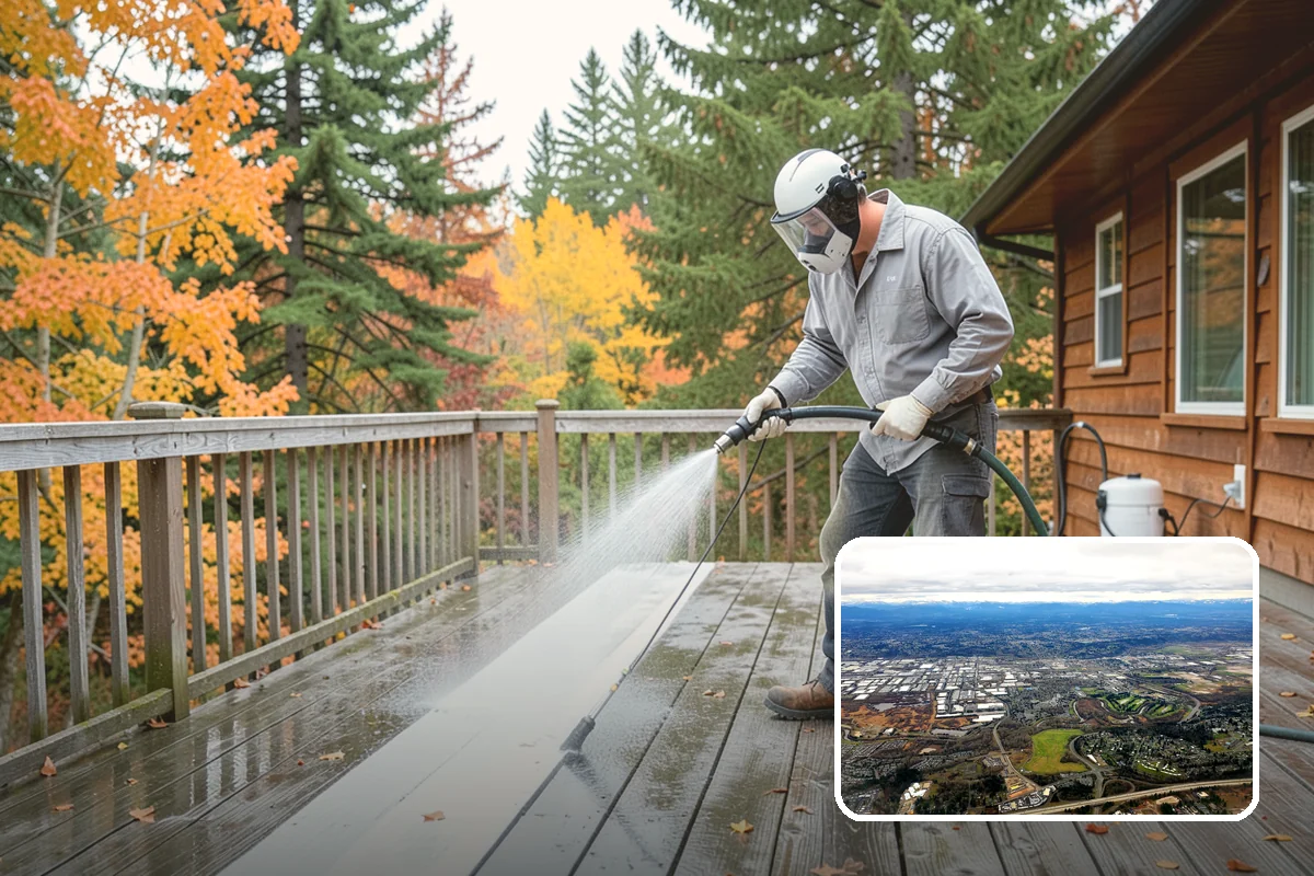 Garden Wall Cleaning in Kent, King County, WA - Removes moss and soil staining from wall faces and caps