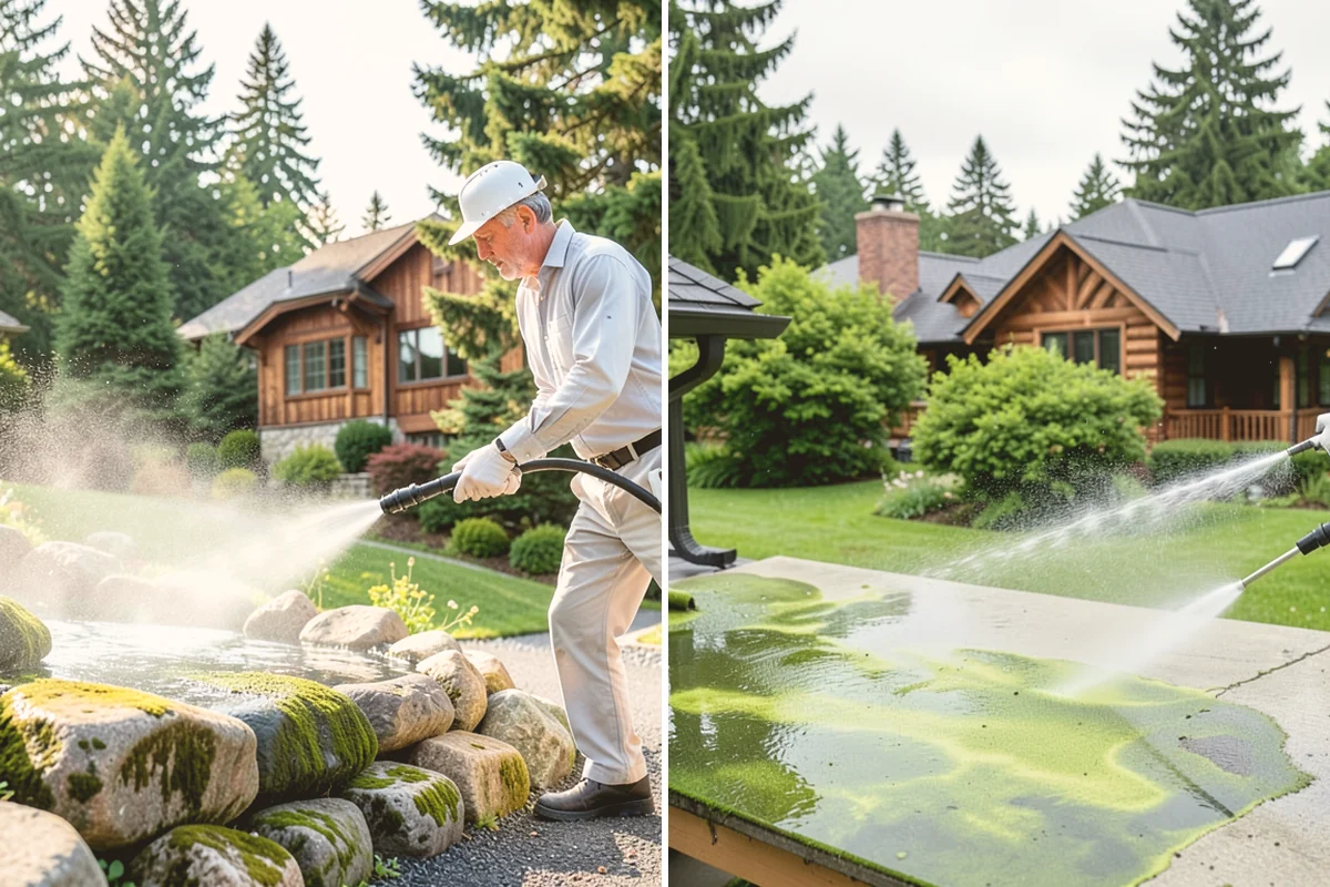 Garden Wall Cleaning in Kent, King County, WA - Inspect the wall material and check mortar joints