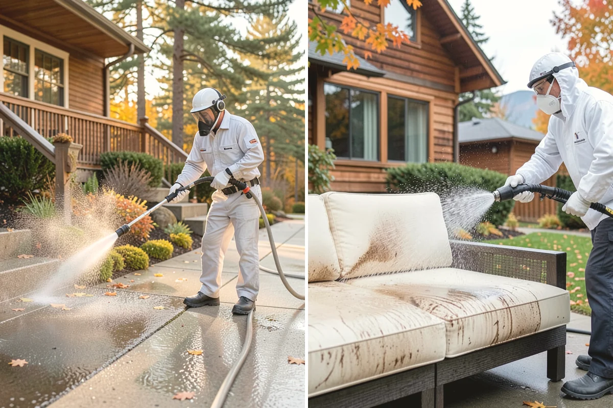 Garden Wall Cleaning in La Conner, Skagit County, WA - Inspect the wall material and check mortar joints
