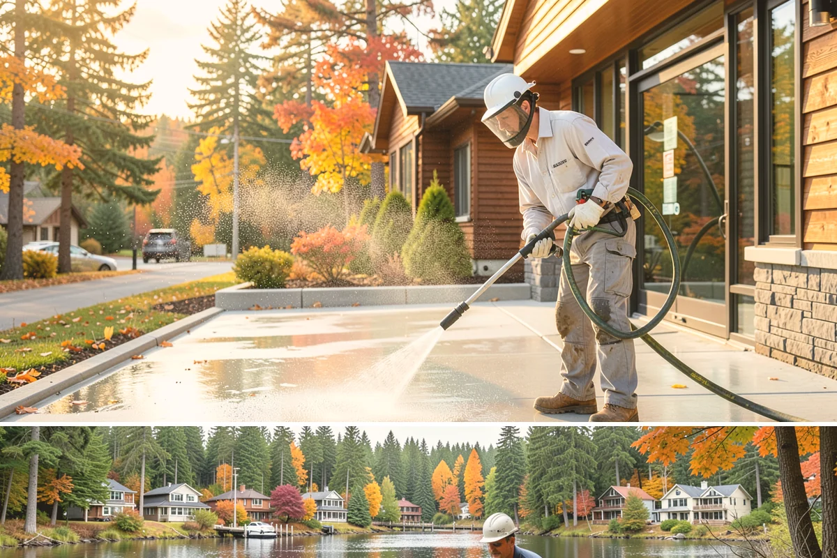 Garden Wall Cleaning in La Conner, Skagit County, WA - Clean garden walls in spring or summer to strip winter moss and let mortar dry fully afterward.