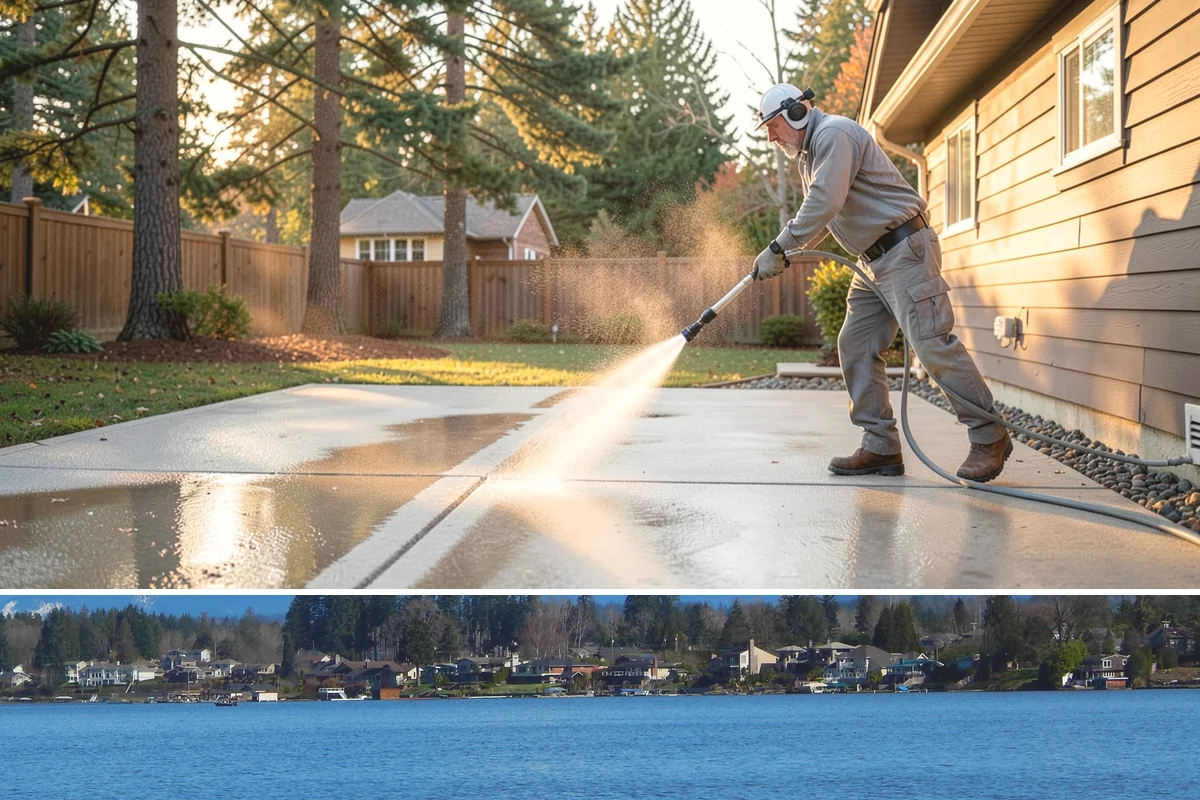 Garden Wall Cleaning in Lake Stevens, Snohomish County, WA - Clean garden walls in spring or summer to strip winter moss and let mortar dry fully afterward.