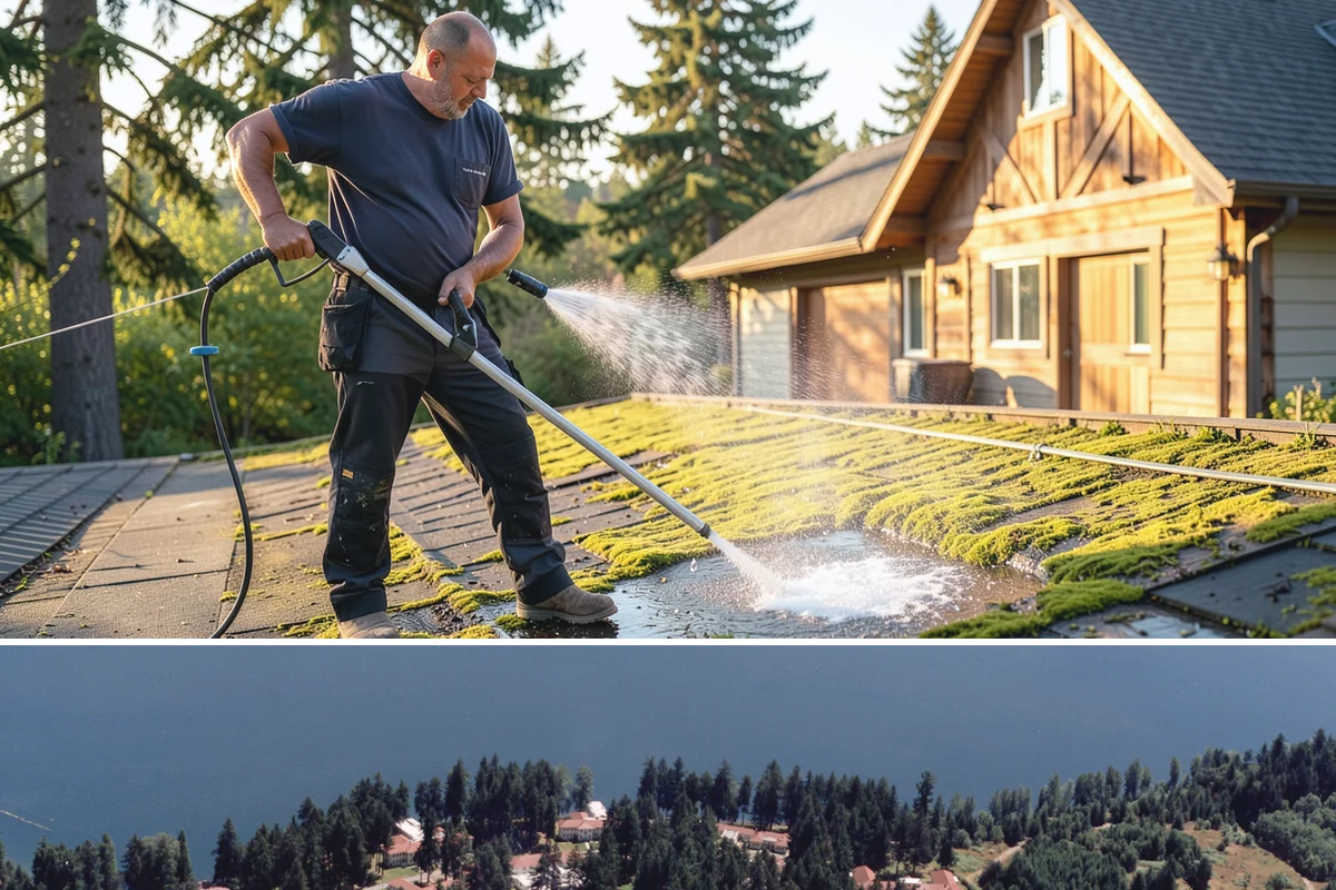 Garden Wall Cleaning in Lakewood, Pierce County, WA - Clean garden walls in spring or summer to strip winter moss and let mortar dry fully afterward.