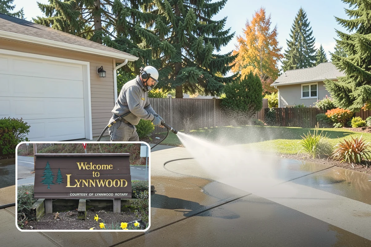 Garden Wall Cleaning in Lynnwood, Snohomish County, WA - Removes moss and soil staining from wall faces and caps