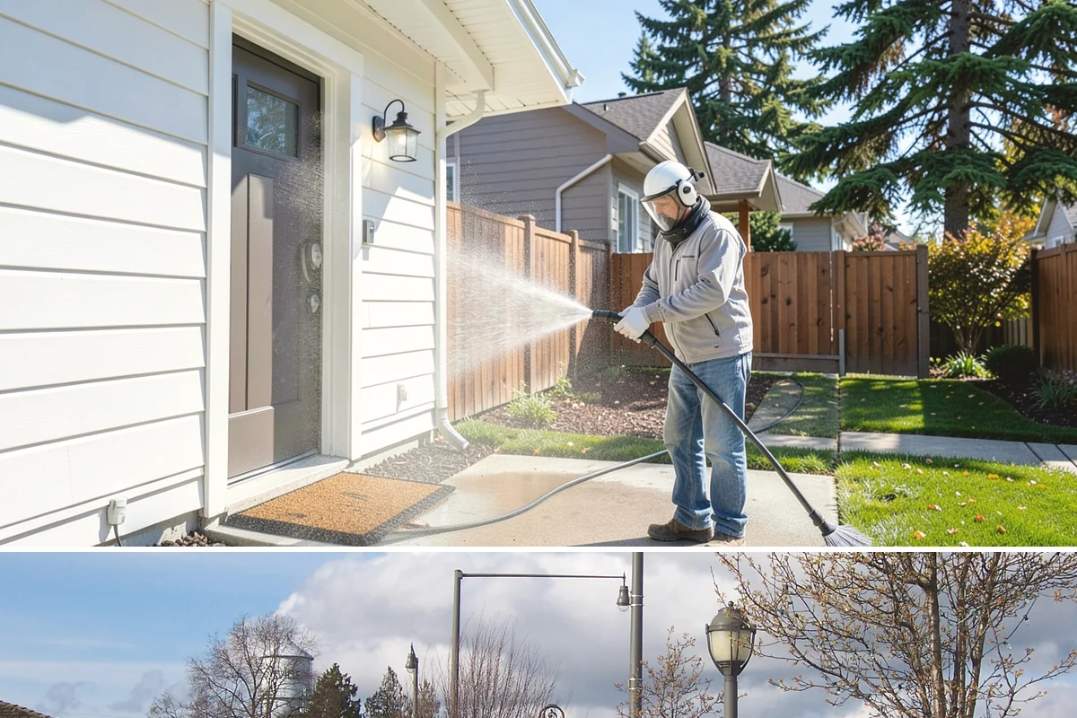 Garden Wall Cleaning in Marysville, Snohomish County, WA - Clean garden walls in spring or summer to strip winter moss and let mortar dry fully afterward.