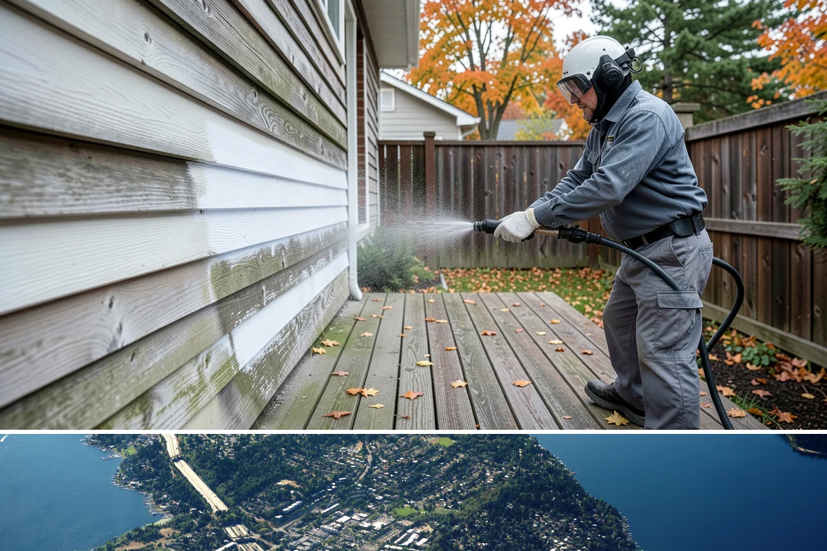Garden Wall Cleaning in Mercer Island, King County, WA - Clean garden walls in spring or summer to strip winter moss and let mortar dry fully afterward.