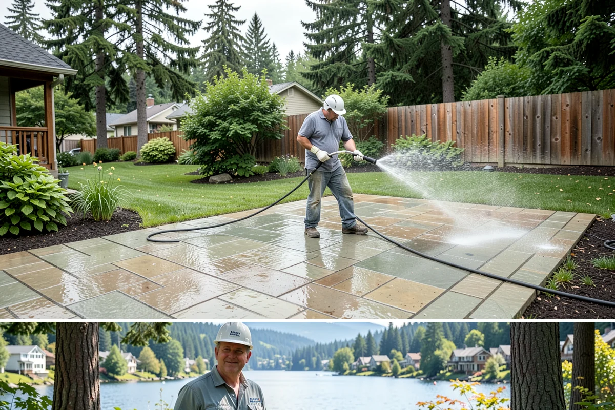 Garden Wall Cleaning in Milton, King County, WA - Clean garden walls in spring or summer to strip winter moss and let mortar dry fully afterward.