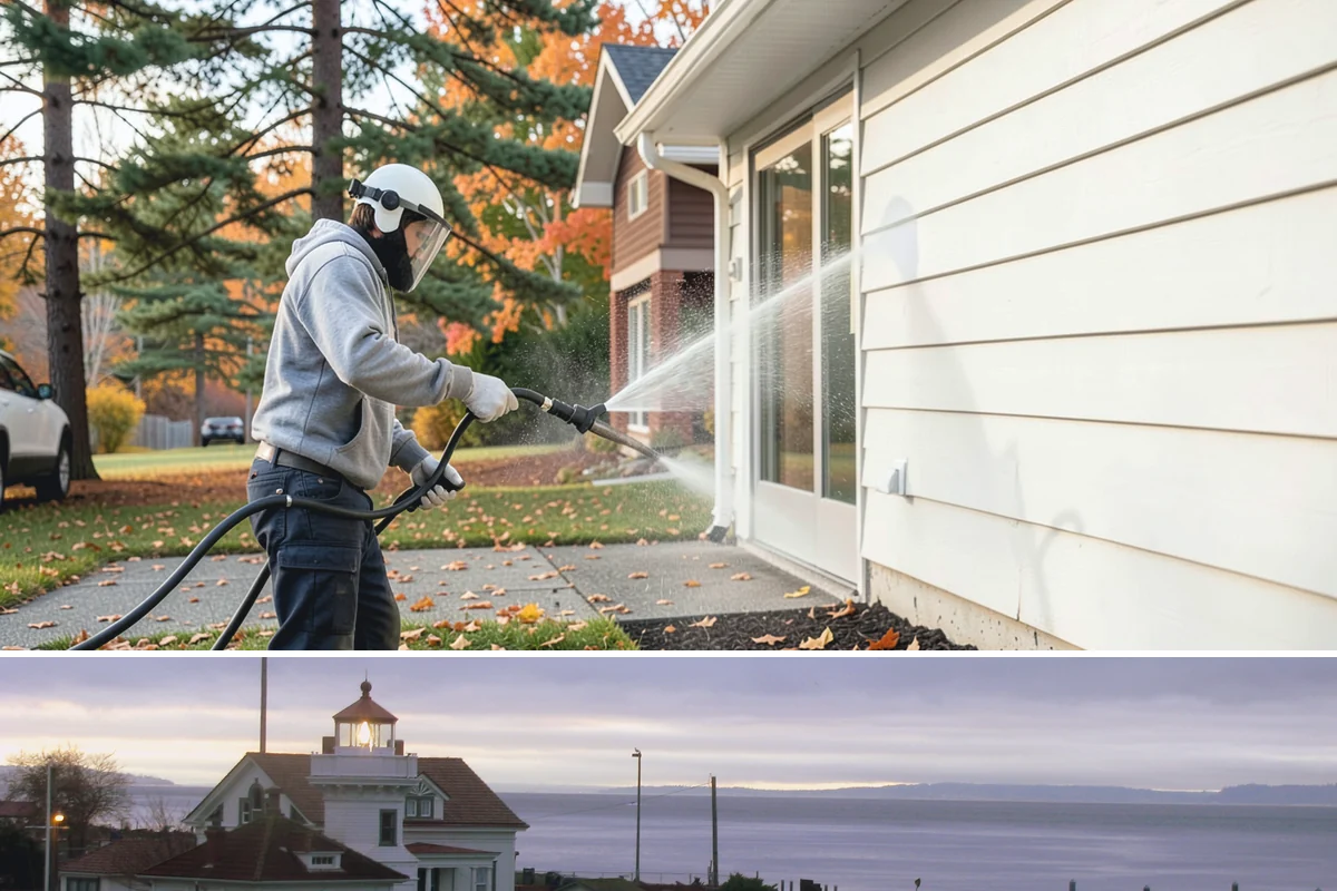 Garden Wall Cleaning in Mukilteo, Snohomish County, WA - Clean garden walls in spring or summer to strip winter moss and let mortar dry fully afterward.