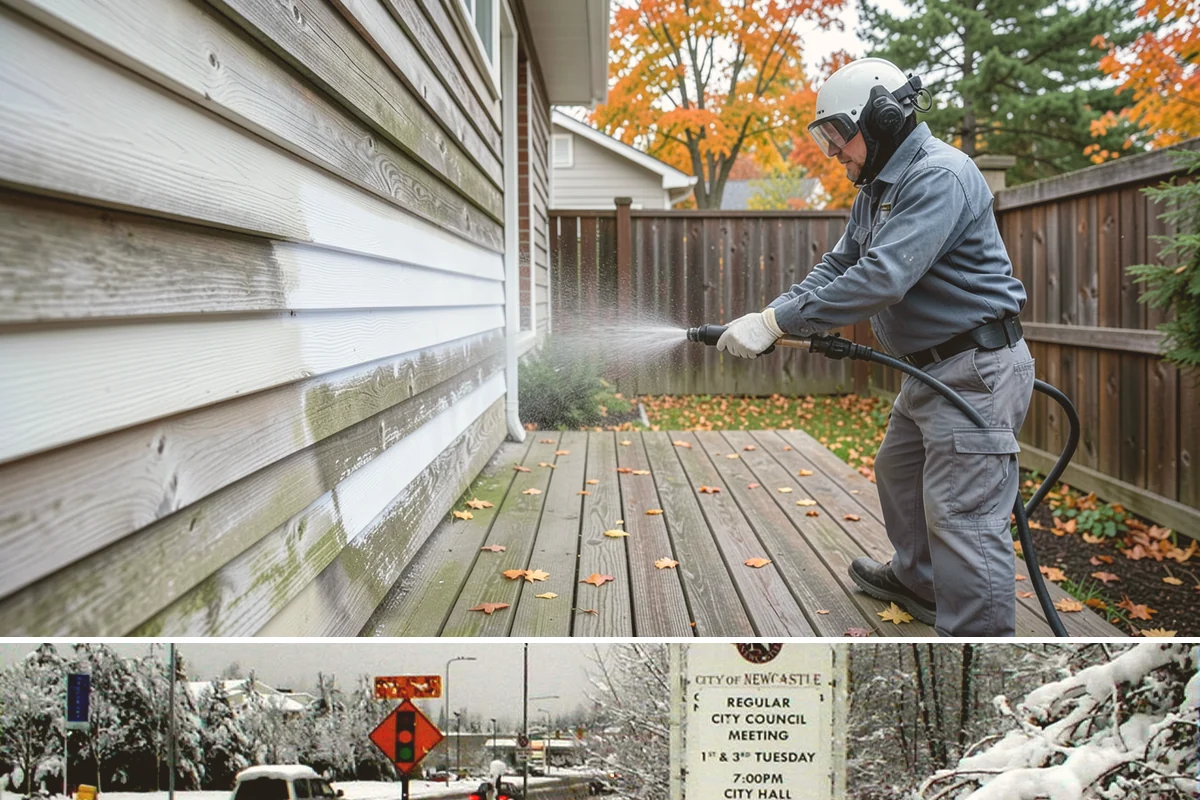 Garden Wall Cleaning in Newcastle, King County, WA - Clean garden walls in spring or summer to strip winter moss and let mortar dry fully afterward.