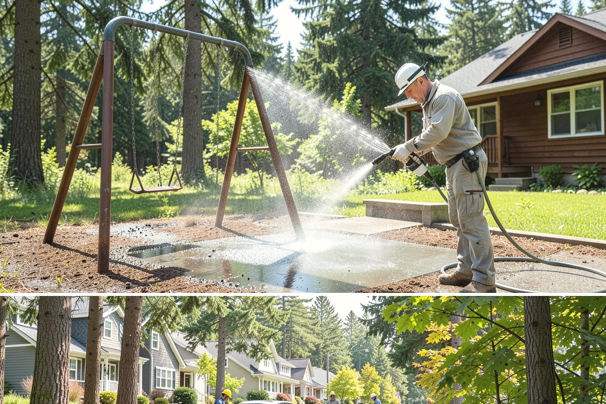 Garden Wall Cleaning in Normandy Park, King County, WA - Clean garden walls in spring or summer to strip winter moss and let mortar dry fully afterward.