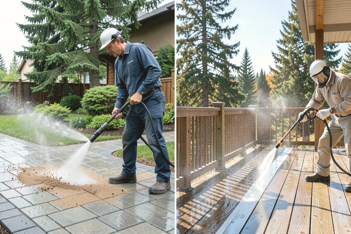 Garden Wall Cleaning in North Bend, King County, WA - Inspect the wall material and check mortar joints