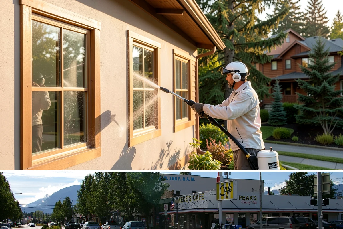 Garden Wall Cleaning in North Bend, King County, WA - Clean garden walls in spring or summer to strip winter moss and let mortar dry fully afterward.