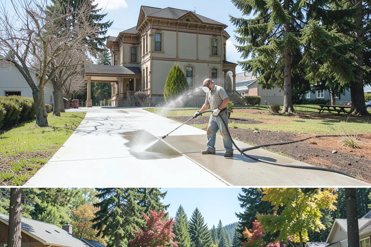 Garden Wall Cleaning in Orting, Pierce County, WA - Clean garden walls in spring or summer to strip winter moss and let mortar dry fully afterward.