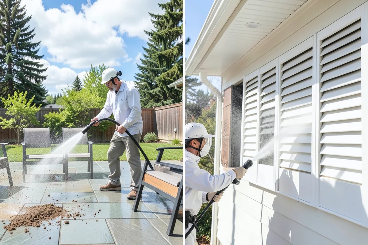 Garden Wall Cleaning in Redmond, King County, WA - Inspect the wall material and check mortar joints