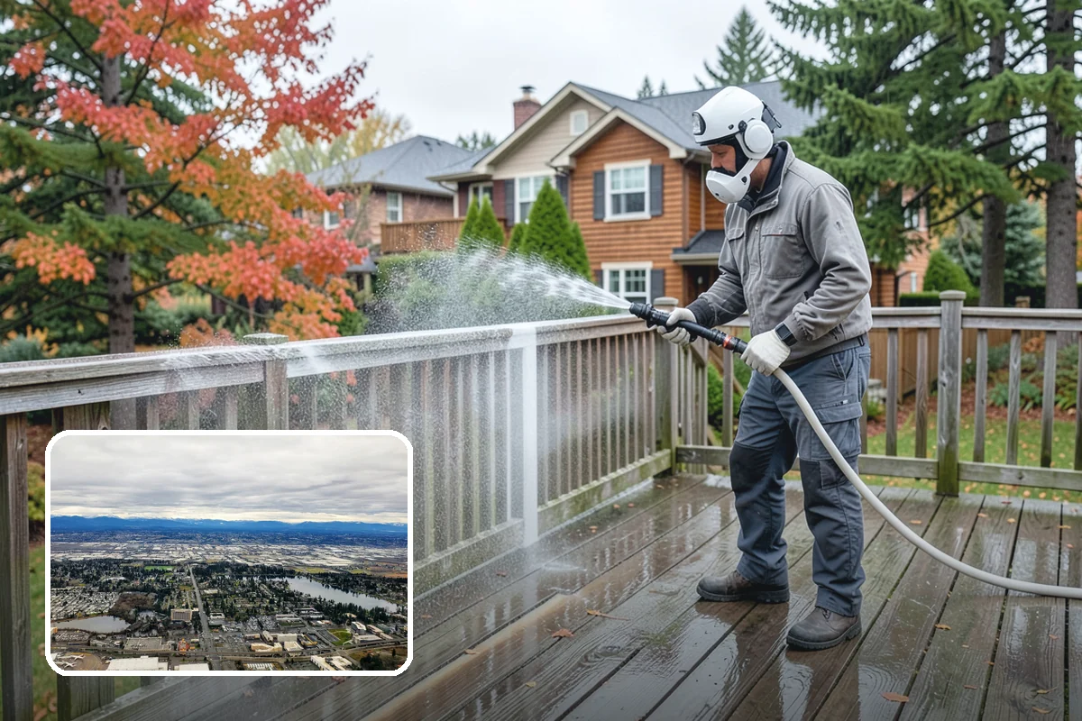 Garden Wall Cleaning in SeaTac, King County, WA - Removes moss and soil staining from wall faces and caps