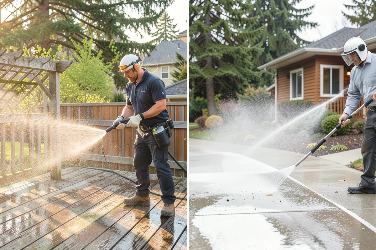 Garden Wall Cleaning in Steilacoom, Pierce County, WA - Inspect the wall material and check mortar joints