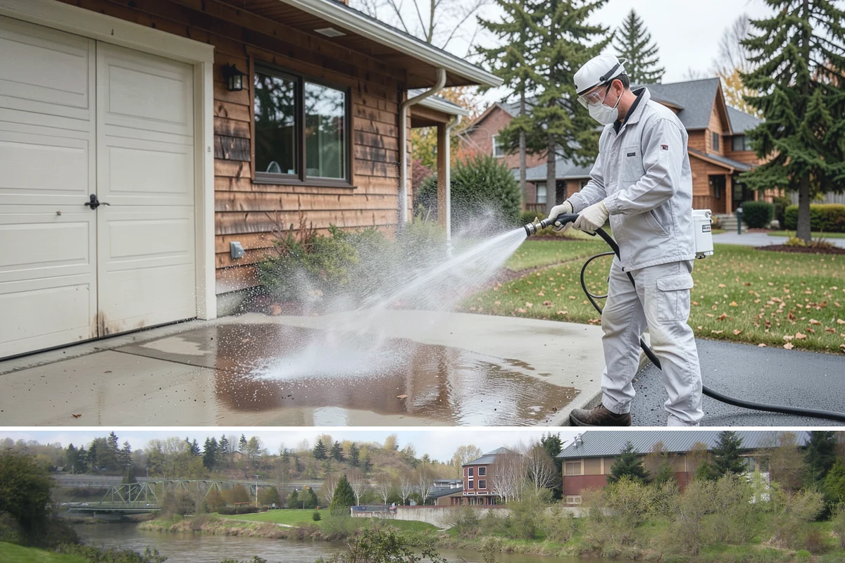 Garden Wall Cleaning in Tukwila, King County, WA - Clean garden walls in spring or summer to strip winter moss and let mortar dry fully afterward.